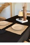 4-Piece Jute Embroidered Rectangular Placemat / Supla - 2