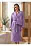 Zena Unisex Lavender Towel Bathrobe Set of 2 - 2