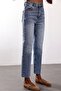 Washable Blue High Waist Boyfit Jean 2004 - 4