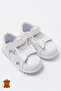Genuine Leather Bow Orthopedic Velcro Baby Kids Sandals - 4