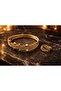 Gold Tone Bracelet and Ring Set