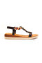 Su-P 350 Stone Buckle Detail Sandals - 3