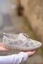 26370010Y Genuine Leather Rubber Sole Pack of Laser-Cut Patterned Lace-Up Casual Orthopedic Women's Shoes