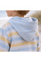 Boy's Shirt Hooded Striped – 100% Cotton , Stretchy and Thin Fabric - 2