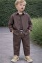 Boy's Woven Fabric 100% Cotton Bottom and Top 2-Piece Set (Comfortable Fit)
