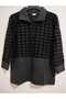 Winter, Super Quality, 30% Wool Pieces, Steel Knitwear, Stylish, Buttoned, Turn-Down Collar, Coat Style Jacket