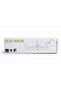Chrome Color Flute Led Sconce / 35 cm Wall Mirror Above / Daylight - 7