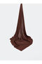 Alita City Farkıyla Lcw Accessories Brown Satin Plain Women's Shawl