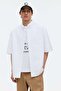 Relaxed Fit Short-sleeved Oxford shirt