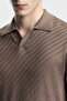 Wool Blend Regular Fit Polo Collar Short Sleeve Sweater Men's Sweater Em004307 Af24573 U62 - 4