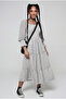 Printed Dress White