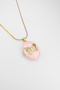 Butterfly Detailed Clamshell Locket Necklace – Oval Photo Holder Necklace |   Stainless Steel - 4