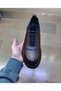 Men's Inside-Outside Genuine Leather Leather Opedi̇k Seasonal, Comfortable Casual Black-Brown Leather Shoes - 2