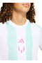 White Boys' Striped T-Shirt Kd6405 Messi Tr Jsy Y