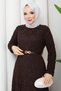 Women's Belt Li Lined Tulle Dress - 3