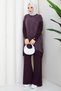 Women's Silk Kupra Trousers and Double Mercerized Knitwear Set - 7