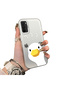 Oppo A55 4g Compatible Hard Acrylic Back Silicone Edge Lens Protection Case