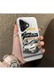 iPhone 17 Compatible Hard Acrylic Back Silicone Edge Lens Protection Case - 2