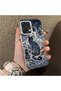 Oppo A6 Pro 4G/5G Compatible Hard Acrylic Back Silicone Edge Lens Protection Case - 2