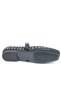Feles Belt Buckle Sequin Detailed Blunt Toe Women's Ballet Flats Shoes Black - 6