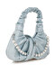 Women's Ruched Handle Crossbody Bag in Powder Blue - 2