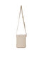 Women Flap Closure Sling Bag In Cream - 3