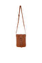 Women Flap Closure Sling Bag In Tan
