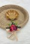 Promise Engagement Wedding Henna Bridal Basket and Tray, Wedding Circumcision Gift Decorative Peony Wicker Jute - 5
