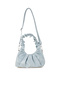 Women's Ruched Handle Crossbody Bag in Powder Blue - 6