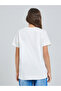 Girls White Cotton Graphic Print T-Shirt - 5