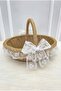 Promise Engagement Wedding Henna Bridal Basket, Wedding Bride Bachelorette Gift Decorative Wicker Jute - 4