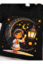 Girls Black Ramadan Graphic T-Shirt - 5