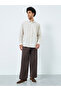 Men Beige Relaxed Fit Striped Cotton Shirt - 2