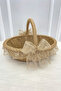 Promise Engagement Wedding Henna Bridal Basket, Wedding Bride Bachelorette Gift Decorative Wicker Jute - 2