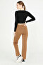 Women's Knitwear Trousers - Camel - 2
