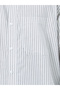 Men White Relaxed Fit Cotton Striped Shirt - 4