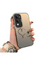 Vivo Y04 Compatible Hard Acrylic Back Silicone Edge Lens Protection Case