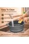 Essential Die-Cast Granite Cookware Set, 9-Piece Non-Stick Pots & Pans Set with Glass Lid & Spoons - 7