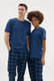 New Season Concept Women's and Men's 2-Piece Pajama Set Special for Couples - 2