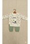 Baby 3-Piece Set: Top, Bottom, and Cardigan Baby Gift Set - 3