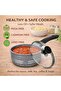 Essential Die-Cast Granite Cookware Set, 9-Piece Non-Stick Pots & Pans Set with Glass Lid & Spoons - 5