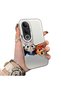 Vivo V50 Lite 4G/5G Compatible Hard Acrylic Back Silicone Edge Lens Protection Case