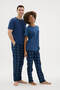 New Season Concept Women's and Men's 2-Piece Pajama Set Special for Couples - 8