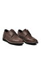 Brown Lace-Up Men's Casual Shoes - 3