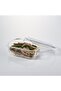 730ml Borosilicate Glass Rectangle Container, Airtight Lid, Oven, Microwave & Freezer Safe - 2