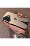 iPhone 17 Compatible Hard Acrylic Back Silicone Edge Lens Protection Case - 3