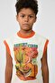 Bg Store Boy's Ecru Tank Top - 3