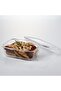1L Oven Glass Rectangular Container – Durable, Microwave Safe Food Storage Solution - 2