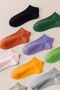 5 Pairs of Women's Cotton Pack Booties Socks in Mixed Colors - 4