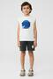 BG Store Boy's White Tank Top